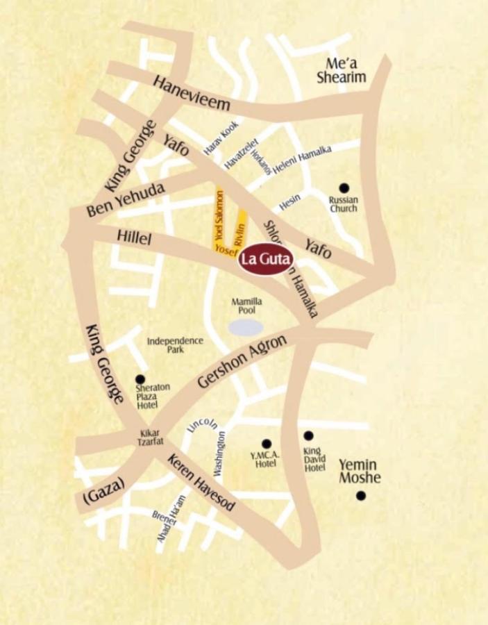 La Guta Studio Suite The Milano Suite Ιερουσαλήμ Εξωτερικό φωτογραφία